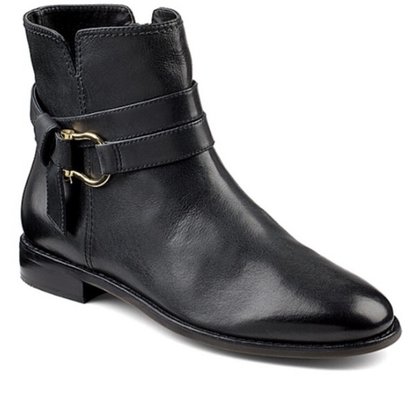 Sperry brown Leather Side Zip Boots - Picture 1 of 7